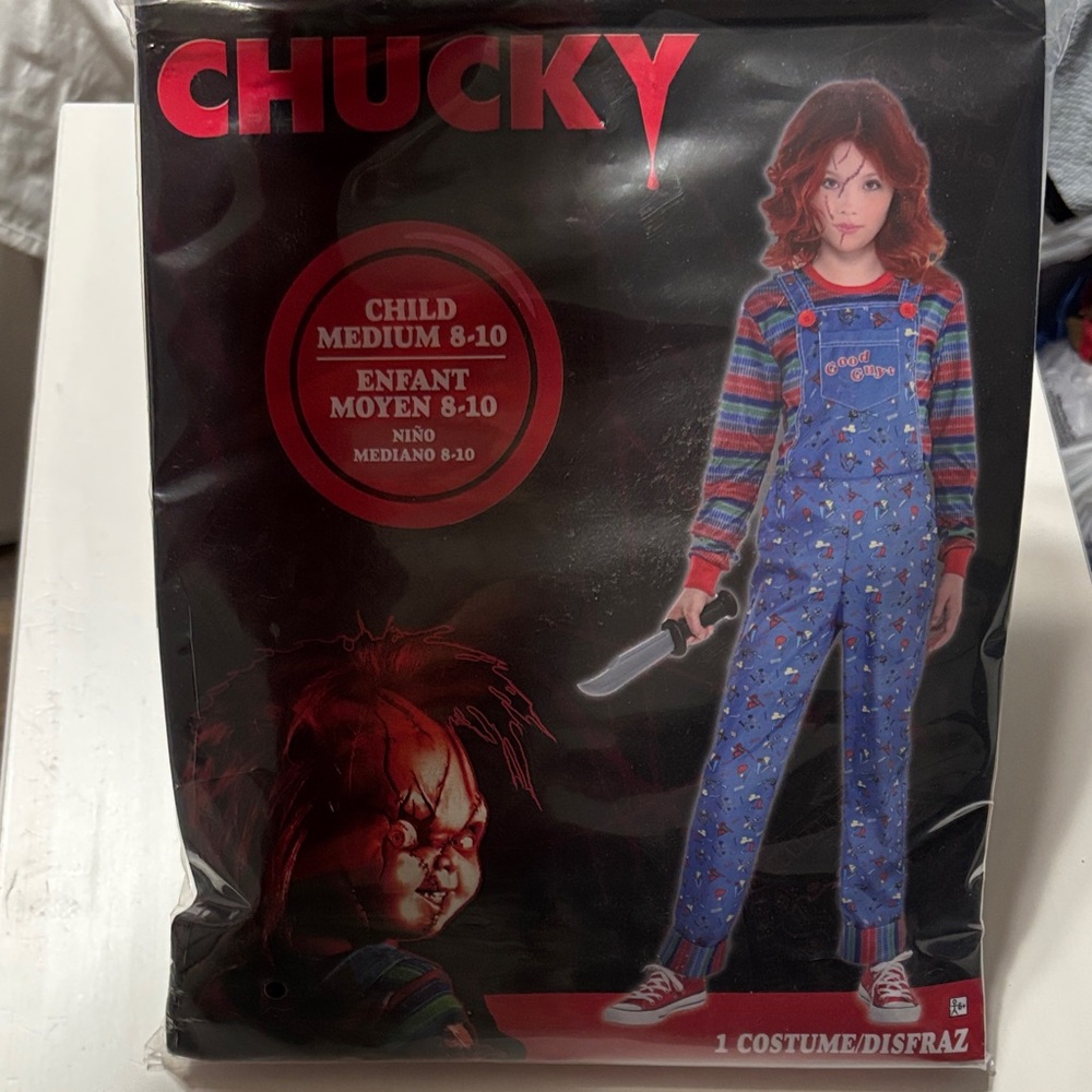 Chucky Kids Costume - M fits ages 8-10